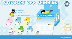 Pegatinas de Monstruos Extraños - Etiquetas Adhesivas CPP en Rollo para Embalaje y Manualidades - Product Image 2