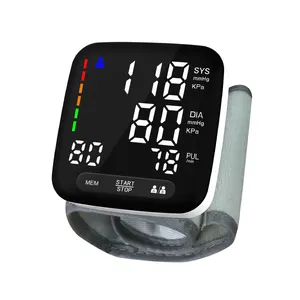 2022 전문 의료 기기 제조 스마트 디지털 편리한 손목 유형 BP 기계 혈압 모니터 홈 사용