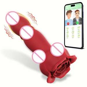 APP kontrollü 9-Mode gül Anal eğitim vibratör erkek seks oyuncakları ile gül Accent Anal <span class=keywords><strong>Plug</strong></span> & popo fiş - Product Image 1