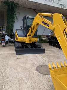 Mini-excavatrice Komatsu PC56 de 5 tonnes à faible nombre d'heures de fonctionnement |   Crawler d'occasion d'origine japonaise pour le creusement et le terrassement - Product Image 6