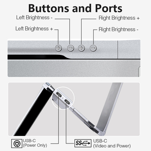 Populaire en Europe 15.6 pouces Super Thin Design No Driver MacBook Triple Screen Monitor S700 pour ordinateurs portables 15-17.3 "Windows & Mac - Product Image 4