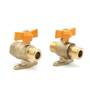 Válvula <span class=keywords><strong>de</strong></span> bola <span class=keywords><strong>de</strong></span> <span class=keywords><strong>Gas</strong></span> <span class=keywords><strong>de</strong></span> latón, rosca macho con base - Product Image 1