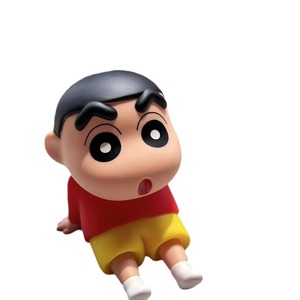 Figura de Crayon Shinchan, soporte de escritorio, soporte multifuncional para coche, organizador de almacenamiento de color azul y rojo para artículos diversos - Product Image 4