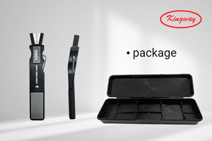 Pierre à aiguiser pour lames de patins à glace avec bordure noire, pierre à aiguiser double face, accessoires pour aiguiser les patins de <span class=keywords><strong>hockey</strong></span> sur glace - Product Image 6