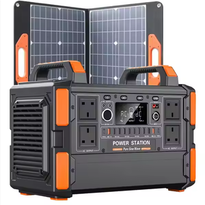 Generatore Portatile da Esterno 1200W con Spina US/EU, Onda Sinusoidale Pura, Batteria LiFePO4, Stazione di Alimentazione con Pannello Solare da 100W - Product Image 1