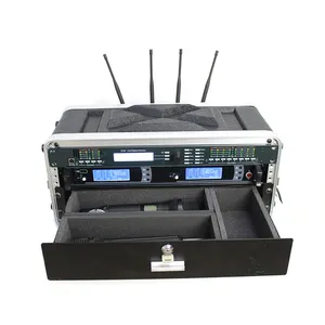 Flight case in alluminio suono karaoke stage apparecchiature audio 4u caso di volo con cassetto