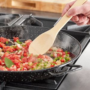 Poêle <span class=keywords><strong>à</strong></span> <span class=keywords><strong>paella</strong></span> en porcelaine <span class=keywords><strong>émaillé</strong></span>e profonde 20/22/24/26/28/30/32/34/36/38cm Antiadhésive Écologique Couleur personnalisée - Product Image 4