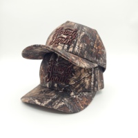 Casquette 5 panneaux unisexe en tissu Oxford, motif Dobby, imprimé, broderie, logo personnalisé, motifs fruits, points, forêt, arbre, léopard, style sportif, non structurée, vente en gros