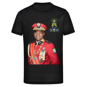 Camisetas Personalizadas de Gabón para Hombre, Tejidas, Sólidas, con Estampado Completo de <span class=keywords><strong>Candidato</strong></span> Presidencial por Sublimación Térmica - Product Image 3