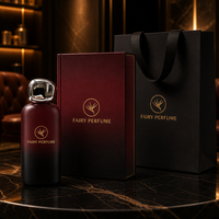 Ensemble de flacons de parfum en verre givré de luxe avec boîte cadeau en forme de livre et sac cadeau en papier, logo personnalisé, emballage de parfum vide