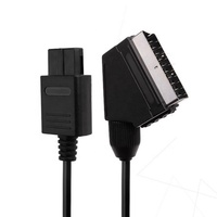 Câble AV RGB SCART haute vitesse 1,8 m pour console de jeu SNES/N64/Gamecube NGC