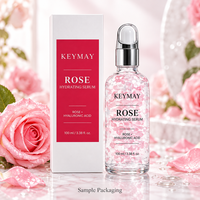 Sérum Visage Bio à l'Acide Hyaluronique et à la Rose Marque Blanche 100ml Hydratant Éclaircissant Soin OEM ODM pour Usage Domestique Tous Types de Peau