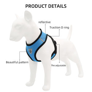 Imbracatura Riflettente Morbida Pettorina Cucciolo <span class=keywords><strong>Chihuahua</strong></span> Mỗi Corsa Passeggiate Pettorina Mỗi Cani - Product Image 4