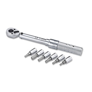 ชุดประแจวัดแรงบิดแบบพกพา1/4 "แบบมือชุบโครเมียม CR-V วัสดุรับประกัน1ปี - Product Image 2