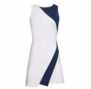 <span class=keywords><strong>Vestido</strong></span> de paleta de diseño personalizado, ropa de tenis, ropa deportiva para <span class=keywords><strong>mujer</strong></span>, <span class=keywords><strong>vestido</strong></span> de tenis de talla grande de una pieza con bolsillos y pantalones cortos - Product Image 1