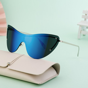 Gafas de Sol Personalizadas de Estilo Europeo Americano para Hombre, Lentes de PC con Protección UV400, Montura Negra, Estilo Instagram, para Ciclismo y Deportes al Aire Libre - Product Image 4