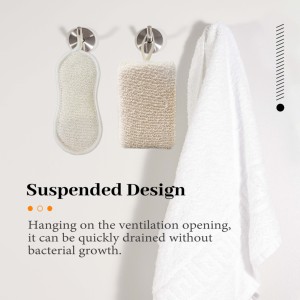 <span class=keywords><strong>Set</strong></span> da <span class=keywords><strong>bagno</strong></span> con logo personalizzato, tra cui spugna e guanti esfoliazione spugna Scrubber, pulizia profonda naturale <span class=keywords><strong>Set</strong></span> di stoffa luffa - Product Image 5