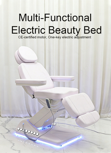 Nouvelle arrivée : Lit de beauté hydraulique, lit facial électrique, lit de massage inclinable réglable pour salon d'esthétique, avec certificat CE - Product Image 6
