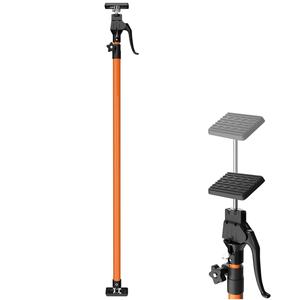 Système de support télescopique réglable en acier, 3ème main, en plastique, s'étend jusqu'à 114 pouces, tiges de construction de qualité industrielle, crics de placard - Product Image 6