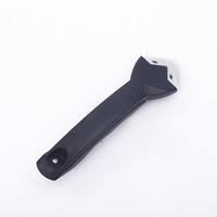 Grattoir d'angle à colle pour verre Grattoir à lame de scie à coulis Kit d'outils de calfeutrage en silicone pour la finition