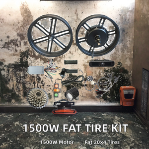 <span class=keywords><strong>DGWZ</strong></span> <span class=keywords><strong>DGWZ</strong></span>-369 20 20x4.0 Zoll Getriebeloser 48V 1000W 1500W LCD Fat Tire Hinterradnabenmotor E-Bike Umbausatz - Product Image 2