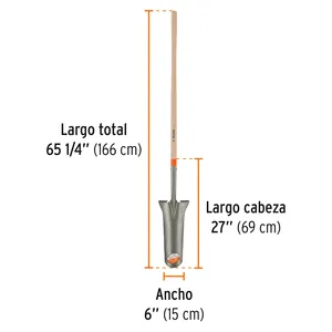 Truper classico 49 \ "manico lungo vanga e pala Set 3 unità Per scatola - Product Image 3