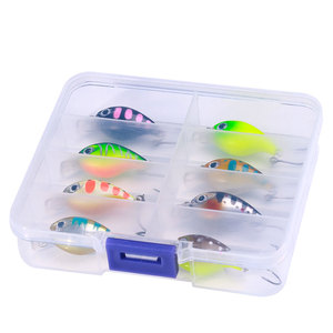 Großhandel CB0698B Combo 3,6cm <span class=keywords><strong>2</strong></span>,1g <span class=keywords><strong>8</strong></span> Stück/Box Künstliche Hartplastik Mini-Crankbaits <span class=keywords><strong>Set</strong></span> Angelköder-<span class=keywords><strong>Set</strong></span> - Product Image 4