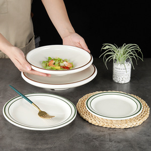Platos Redondos de Melamina de Color Sólido, Vajilla para Restaurante, Hotel, Café y Té - Product Image 3