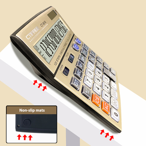 Máy tính ctifree Thêm CT-3616 lớn 16 chữ số 112 bước kiểm tra năng lượng mặt trời Pin Máy tính để bàn năng lượng kép Bảng Máy Tính - Product Image 3