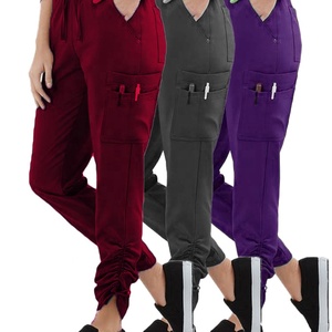 Logotipo personalizado bata larga <span class=keywords><strong>para</strong></span> las mujeres <span class=keywords><strong>pantalones</strong></span> de estiramiento <span class=keywords><strong>enfermeras</strong></span> de uniforme de los hombres <span class=keywords><strong>pantalones</strong></span> de carga - Product Image 6