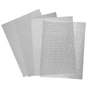 100 Micron Plain Weave Stainless Steel Mesh Screen Uses Oil Industry As Mud Mesh