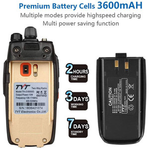 วิทยุสื่อสารแบบพกพา TYT TH-UV8000D รุ่นมืออาชีพ รองรับการส่งสัญญาณแบบครอสแบนด์  สองย่านความถี่  แบบเต็มรูปแบบ - Product Image 1