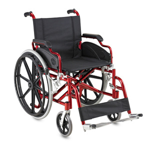 Fauteuil roulant manuel en acier avec siège de 56 cm CE ISO UKCA AOLIKE ALK951BC pour patients obèses et personnes âgées - Product Image 3