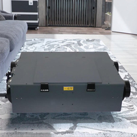 Système de ventilation d'air frais MVHR 220V50HZ 110V60HZ Récupération de chaleur de ventilation mécanique