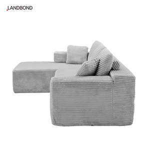 ספה עצלנית יוקרה ריהוט מודרני ללא בונטי דחיסה פינת ספה ואקום מודולרי בצורת מסגרת ספה דחוס - Product Image 4