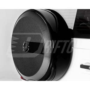 Cubierta de neumático de repuesto trasero de fibra de carbono estilo B para Mercedes Benz G Wagon W463 - Product Image 5