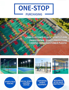 Suelo Deportivo Suspendido de PP de Fácil Instalación, Antideslizante, Modular, para Canchas de Baloncesto, Patios de Juegos y Jardines de Infancia - Product Image 4