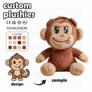 Fabricante de Juguetes de Peluche Personalizados OEM/ODM, Mini Duende Sonriente con Ojos Parpadeantes, Decoraciones con Temática de Aventuras en el Bosque, Adornos Lindos para Niñas, Peluche de Mapache Personalizado - Product Image 3