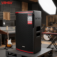 VAMAV NOVA AX12 Altavoz de rango completo 700W RMS 1400W Pico 12'' Activo de madera para escenario Sistema de sonid