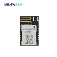 Módulo BLE Inalámbrico MinewSemi 5.3 Bluetooth TLSR8258 Transceptor Mesh IEEE 802.15.4 Zigbee 2.4GHz Módulos IoT ME52BS01
