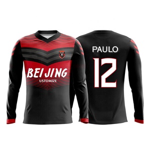 Áo bóng đá bán buôn, áo bóng đá chấ<span class=keywords><strong>t</strong></span> lượng cao đặ<span class=keywords><strong>t</strong></span> may <span class=keywords><strong>t</strong></span>ại Thái Lan, áo bóng đá in thăng hoa, thêu, chấ<span class=keywords><strong>t</strong></span> liệu <span class=keywords><strong>polyester</strong></span>, áo bóng đá chính hãng dành cho nam - Product Image 4