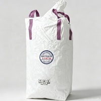 Sac Jumbo 2 Tonnes 4 Panneaux Facteur de Sécurité 5:1 Sacs Fibc 1000kg Robustes Stabilisés aux UV pour Additifs Chimiques Granulés Plastiques ISO9001