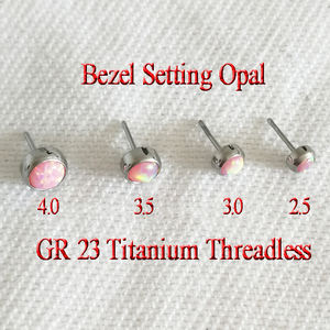 [TH-020] Super qualité GR 23 titane sans fil accessoires de remplacement haut Labret corps pièces bijoux pièces vente en gros - Product Image 2