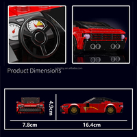 Mould King 27063 Techinic MOC DBS Small Super Sports Racing Car Model Building Block Sets Assembly Brick Toys for Gift