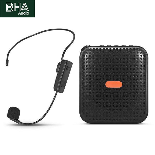 BHA E376 Amplifier for Teachers Portable Wireless Loudspeader USB Interface for Teachers and tour guides Wholesale Price OEM