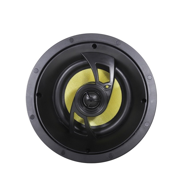 30-80W Stereo High Fidelity 8" Durable Plastic Ceiling Speakers Wireless Two-way Audio Solution for Karaoke & Outdoor Use