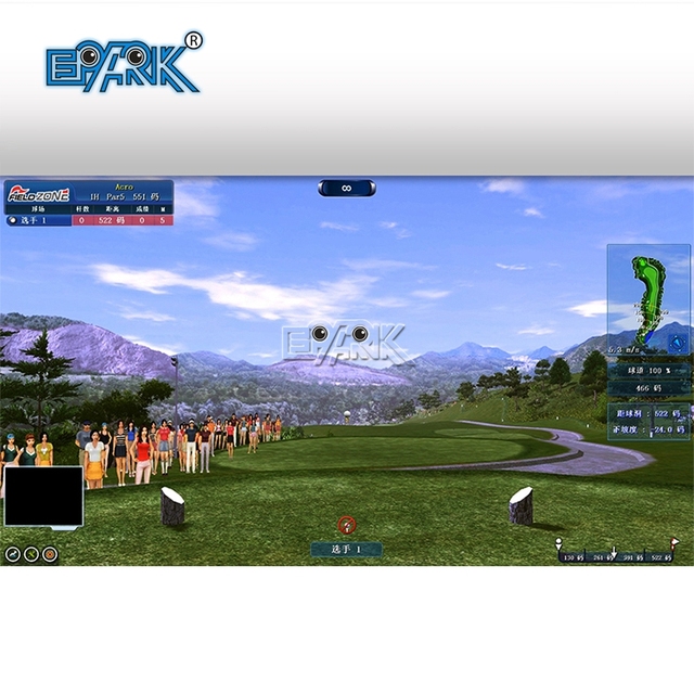 Home Golf Simulator Launch Monitor System Full Swing Indoor Golf Simulator