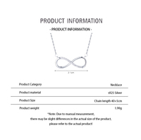 Collier à pendentif en chaîne à maillons en argent sterling 925 avec zircon cubique de conception élégante en gros pour femmes
