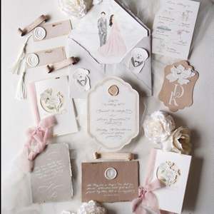 Juego Completo de Invitaciones de Boda al por Mayor, Estilo Personalizado, Color, Cartulina, Impresión Tipográfica, Grabado en Relieve para Empresas de Eventos - Product Image 5