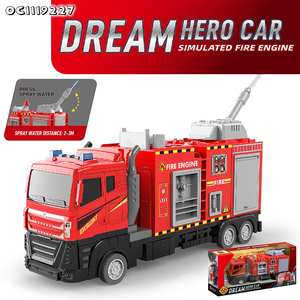 Camión de <span class=keywords><strong>Bomberos</strong></span> de <span class=keywords><strong>Juguete</strong></span> <span class=keywords><strong>Grande</strong></span> para Niños con Sonido y Función de Rociado de Agua por Fricción, Venta al por Mayor - Product Image 2